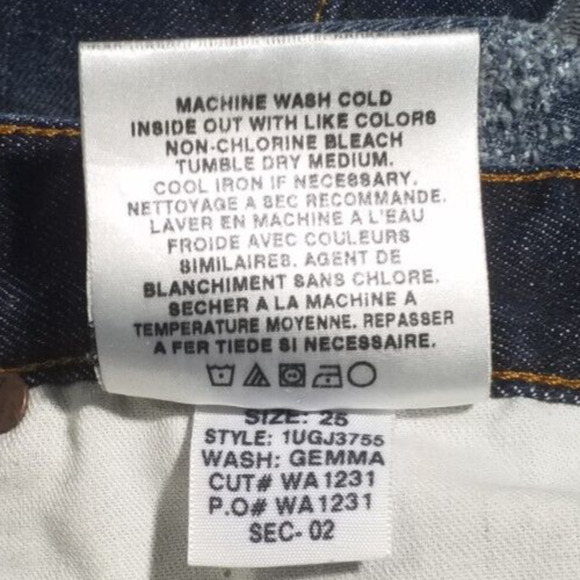 Joe's Jeans Womens Ex Lover Distressed Slim Crop Blue Denim Jeans Mid Rise Sz 26 - Picture 5 of 5